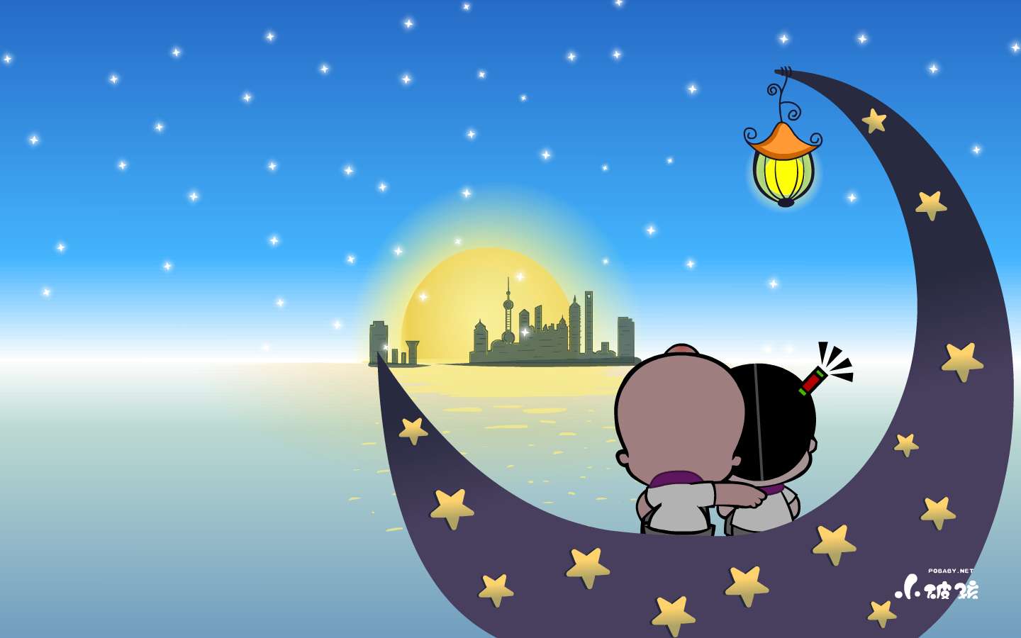 图片 桌面壁纸 小破孩2018年10月壁纸-夜上海 25 2461